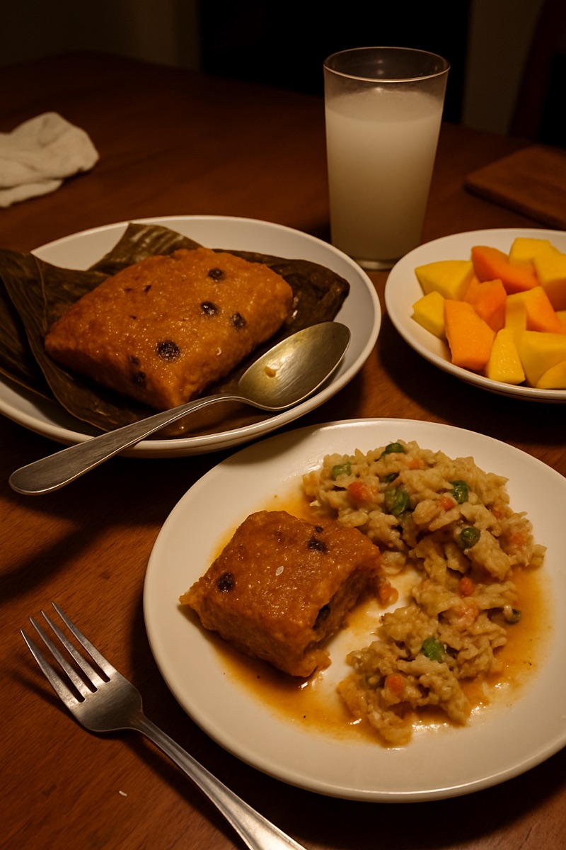 Ducana, a traditional dish from Antigua and Barbuda