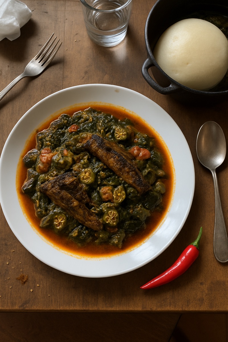 Calulu, a traditional dish from Angola