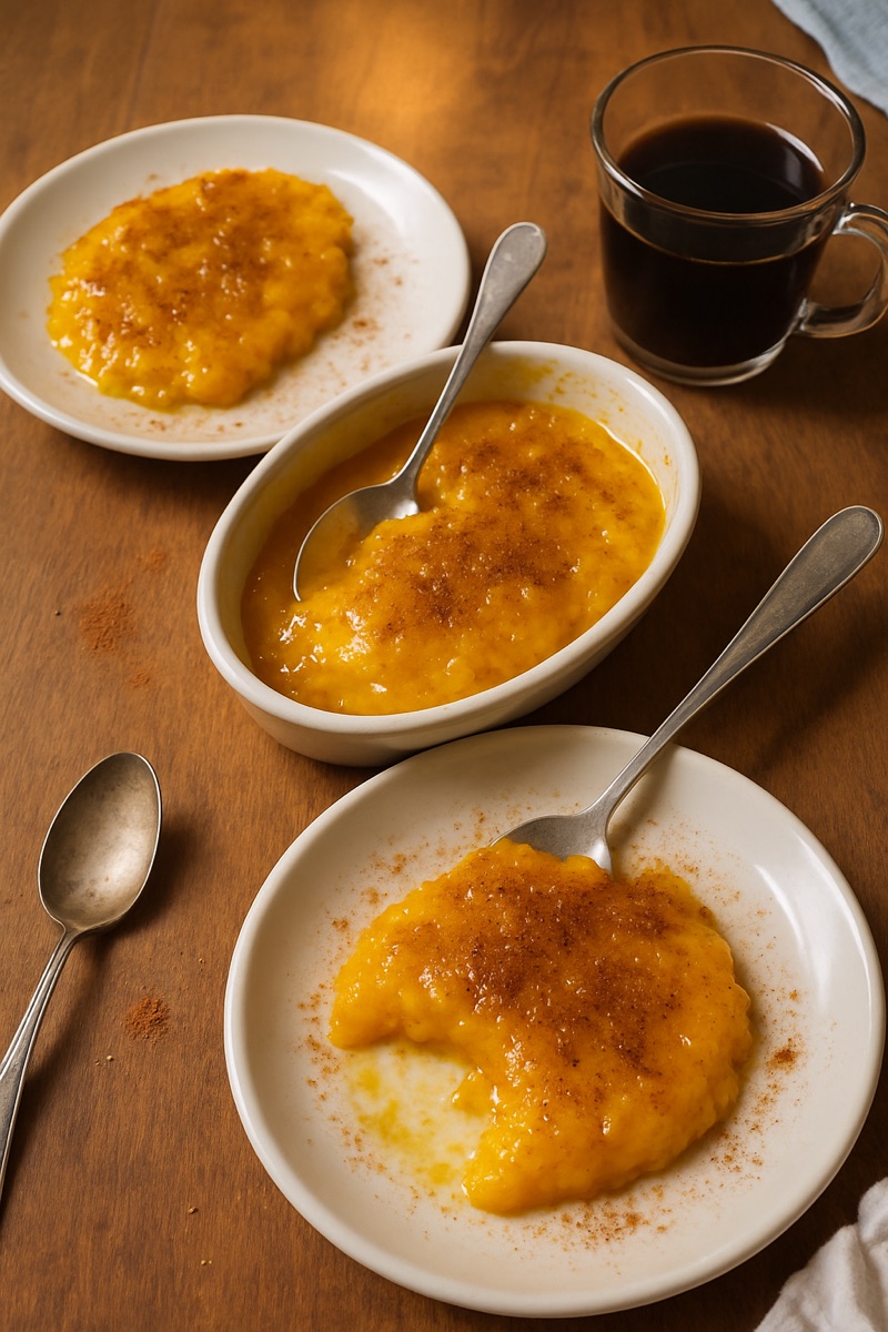 Cocada amarela, a traditional dish from Angola