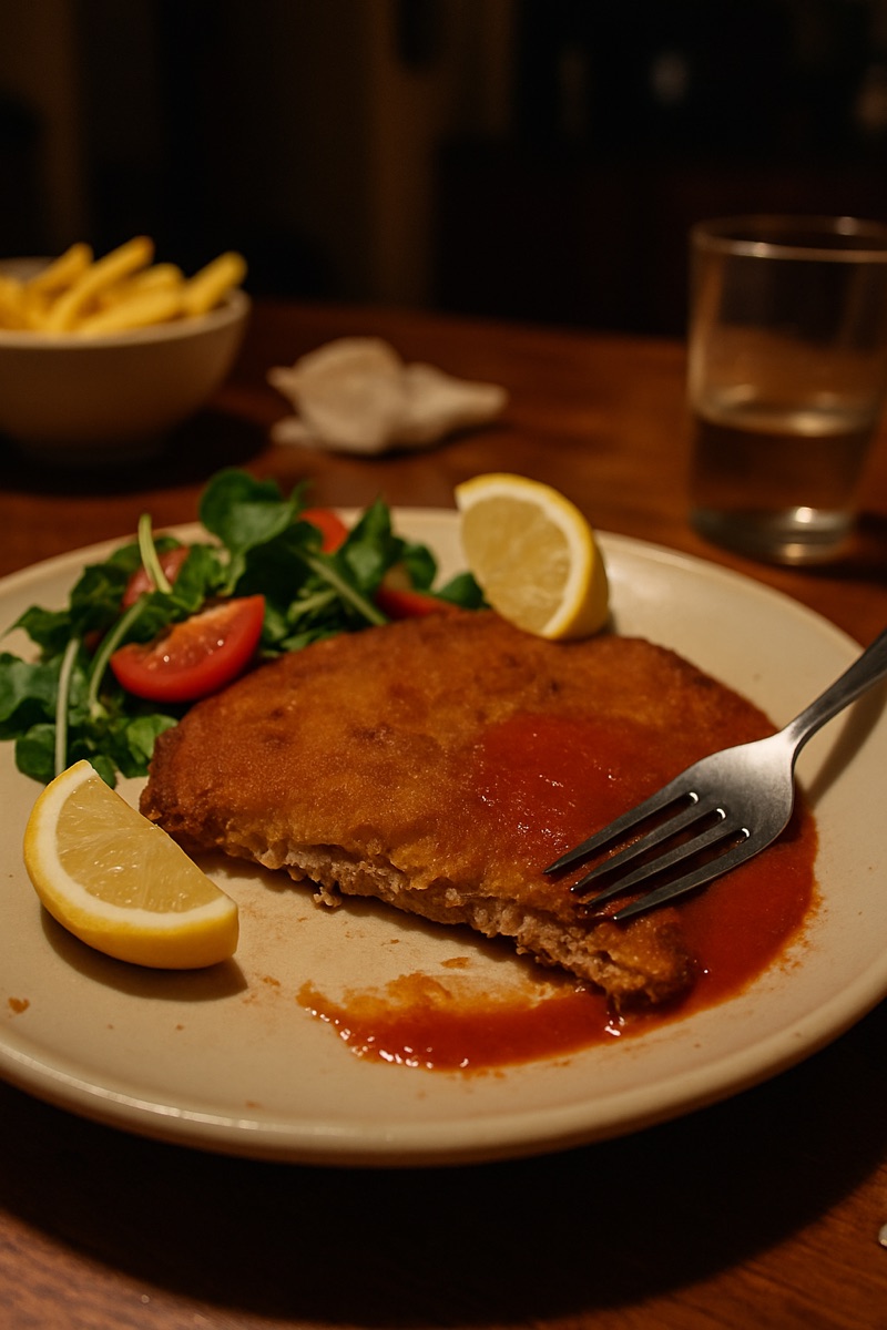 Milanesa, a traditional dish from Argentina