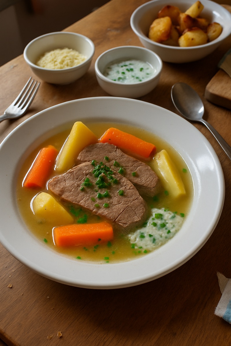 Tafelspitz, a traditional dish from Austria