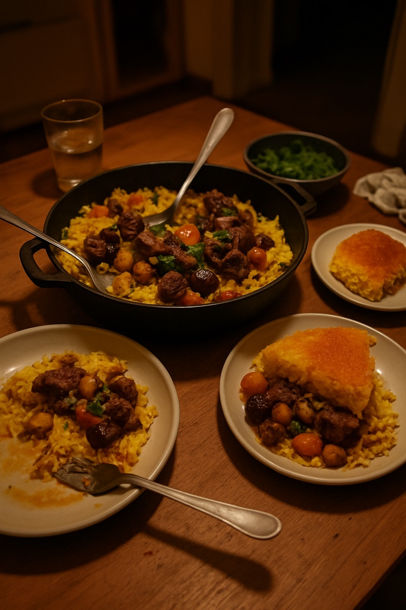Plov, a traditional dish from Azerbaijan
