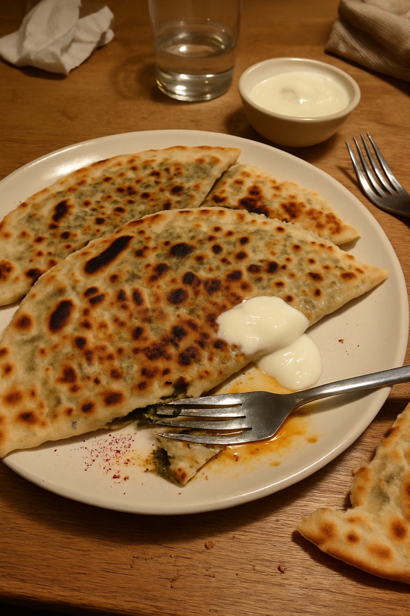 Qutab, a traditional dish from Azerbaijan