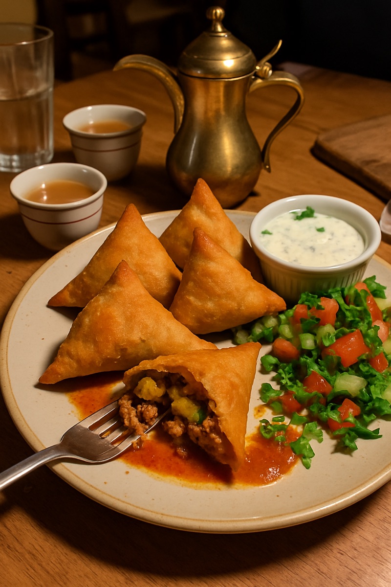 Samosa, a traditional dish from Bahrain