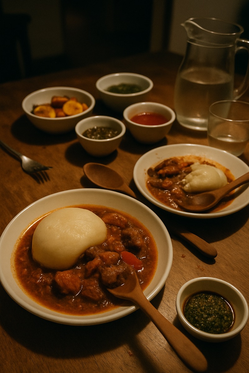 Fufu, a traditional dish from Benin