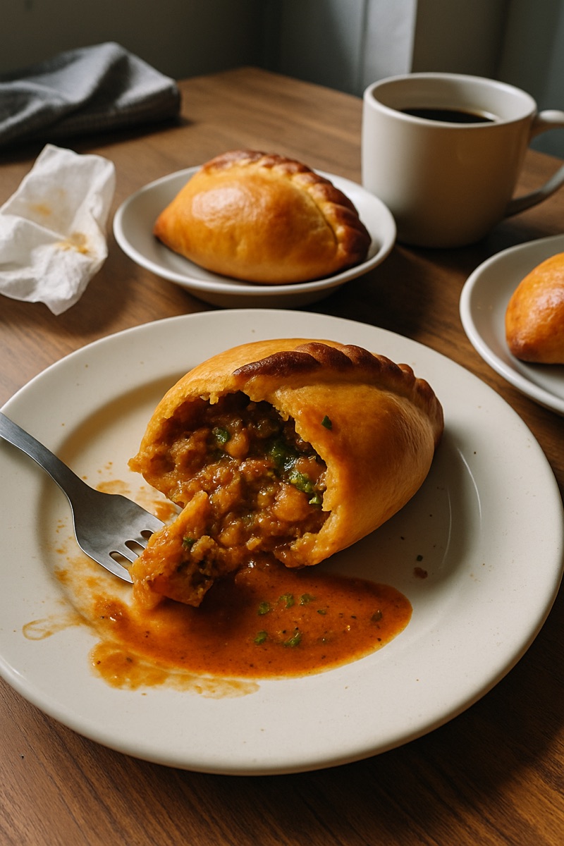 Salteñas, a traditional dish from Bolivia