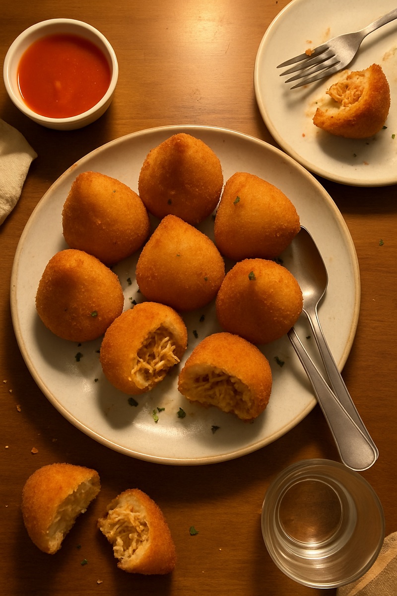 Coxinha, a traditional dish from Brazil