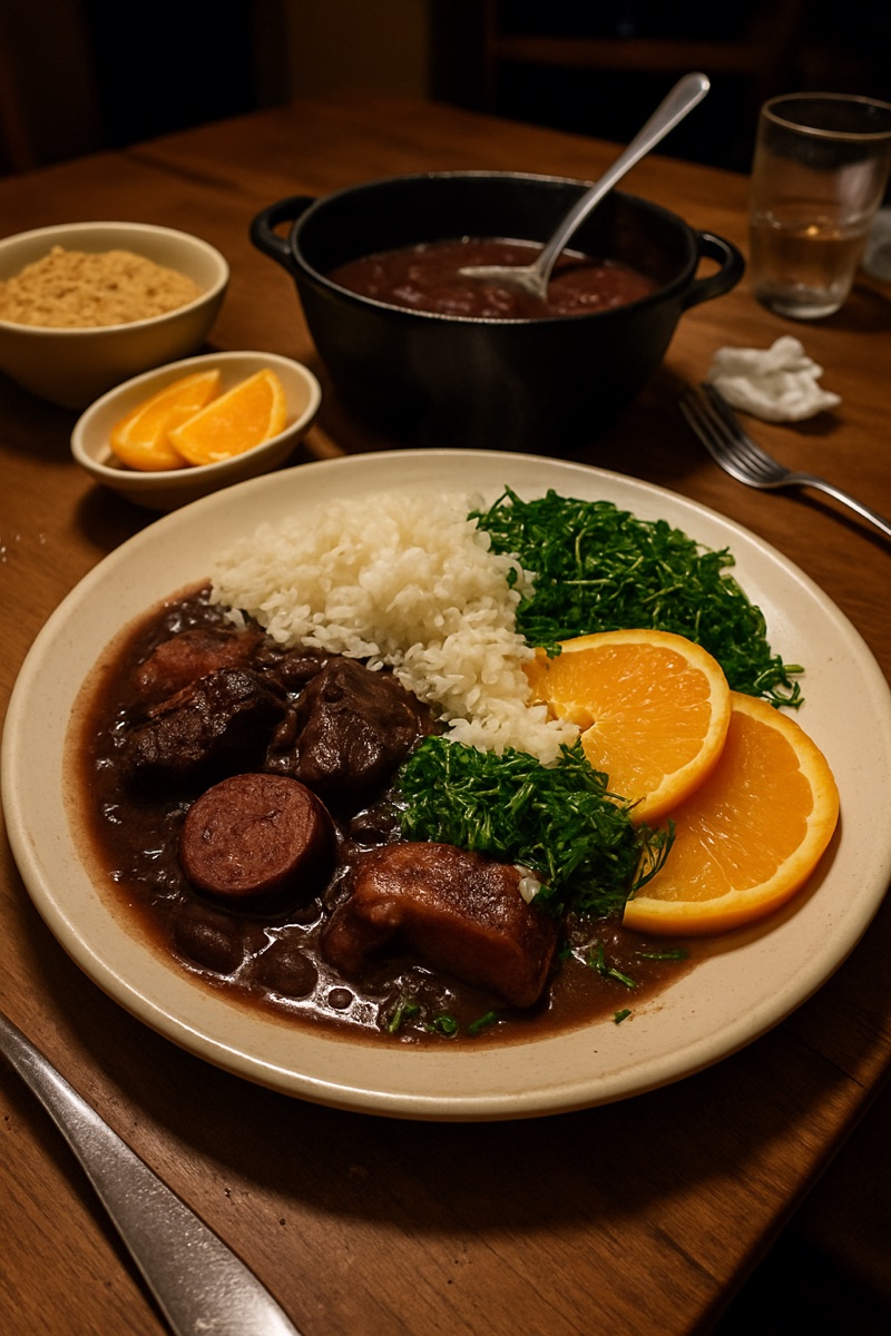 Feijoada, a traditional dish from Brazil