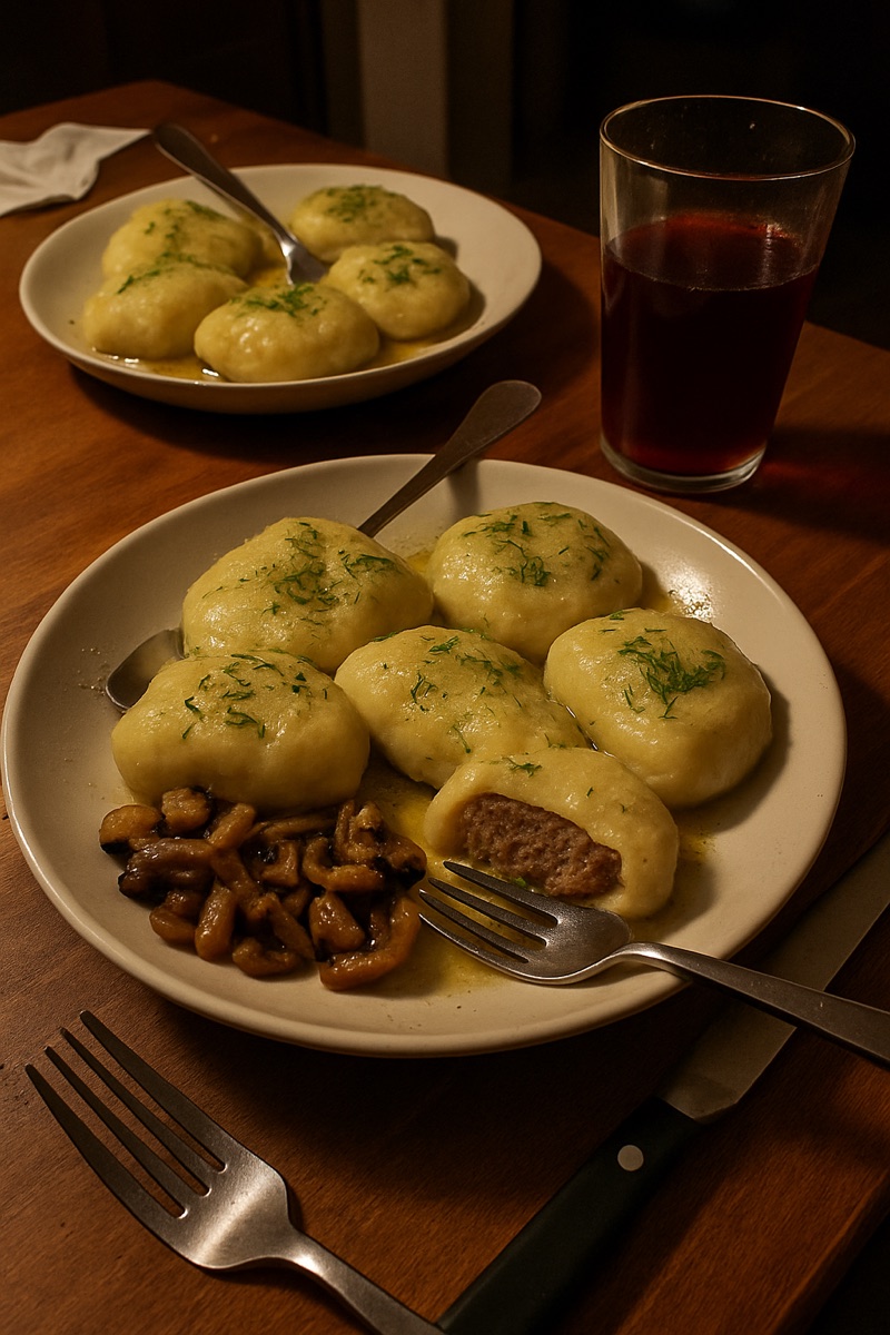 Kalduny, a traditional dish from Belarus