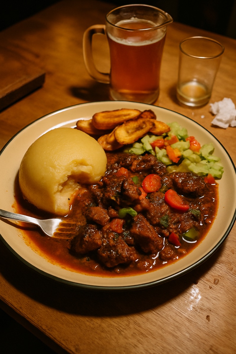 Nganda, a traditional dish from Central African Republic