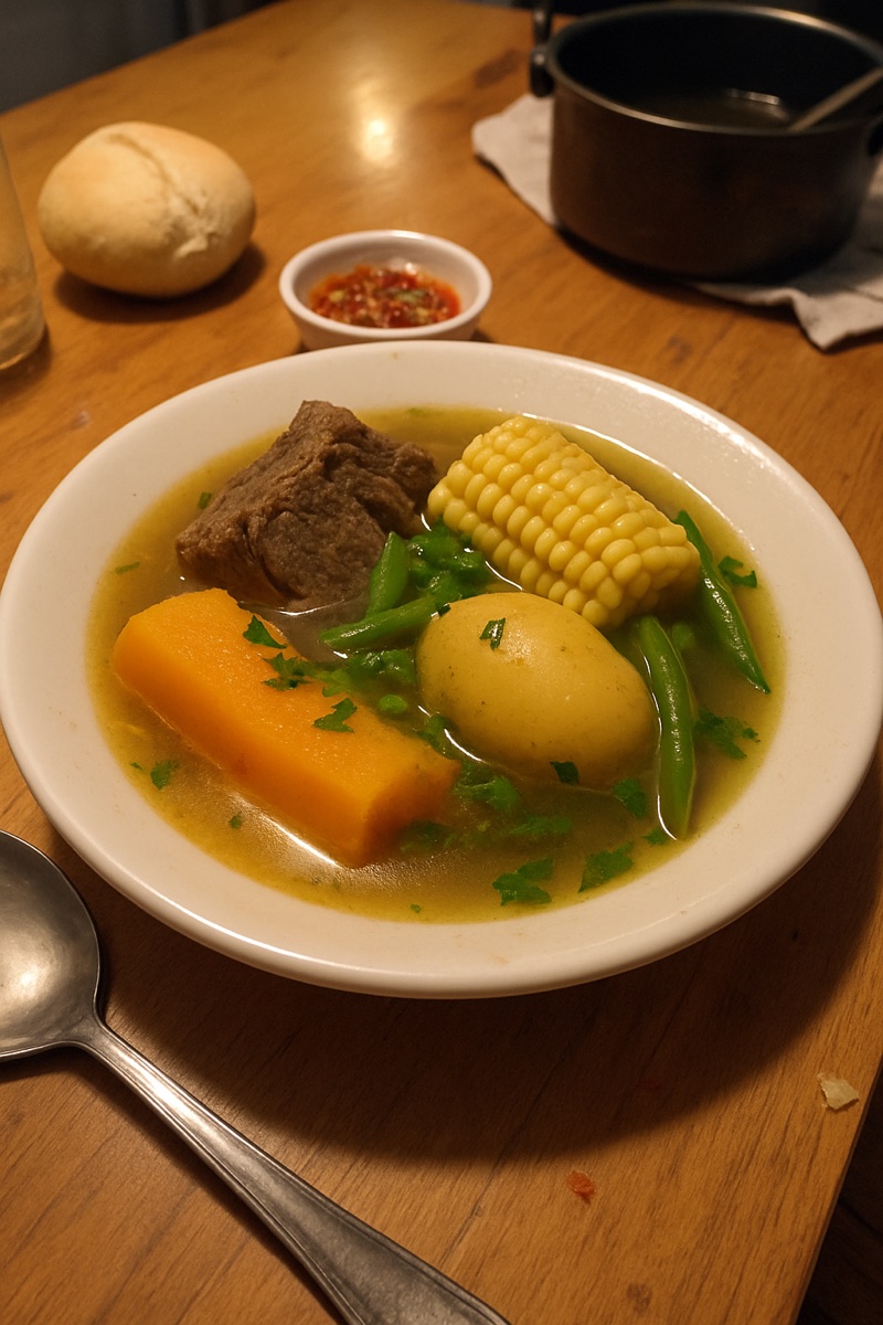 Cazuela, a traditional dish from Chile