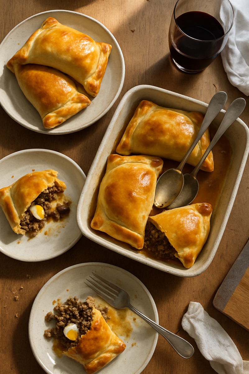 Empanadas de pino, a traditional dish from Chile