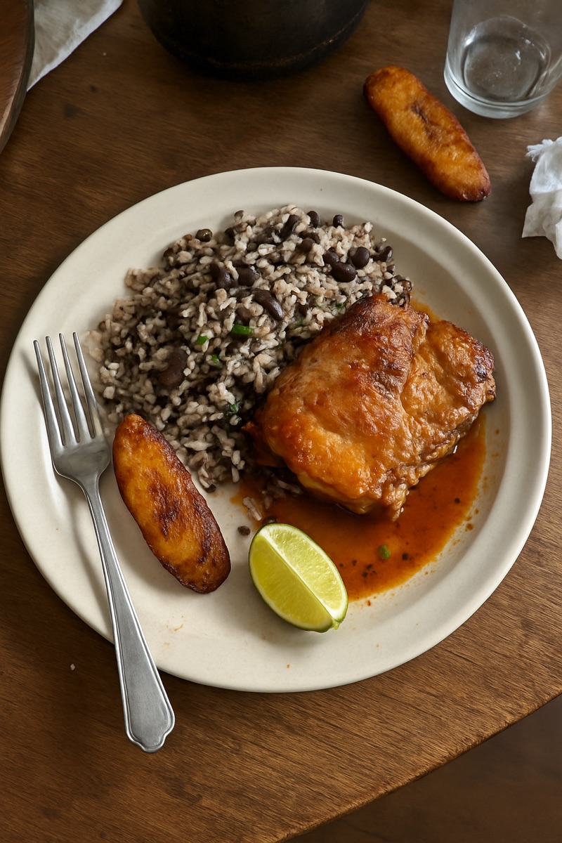 Moros y cristianos, a traditional dish from Cuba