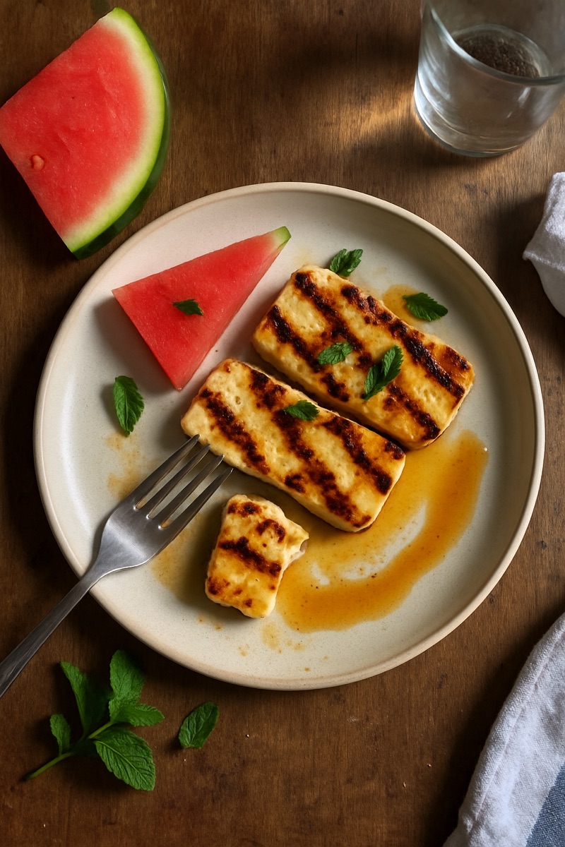 Halloumi, a traditional dish from Cyprus