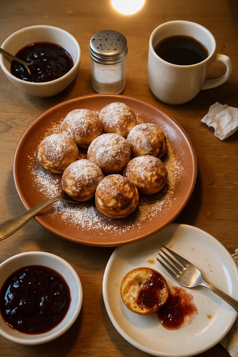Æbleskiver, a traditional dish from Denmark