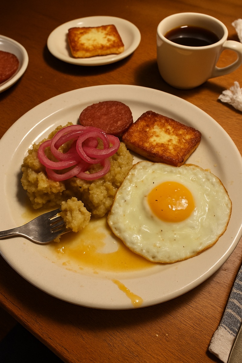 Mangú, a traditional dish from Dominican Republic