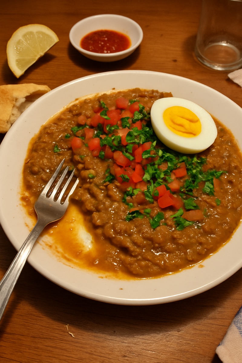Ful medames, a traditional dish from Egypt
