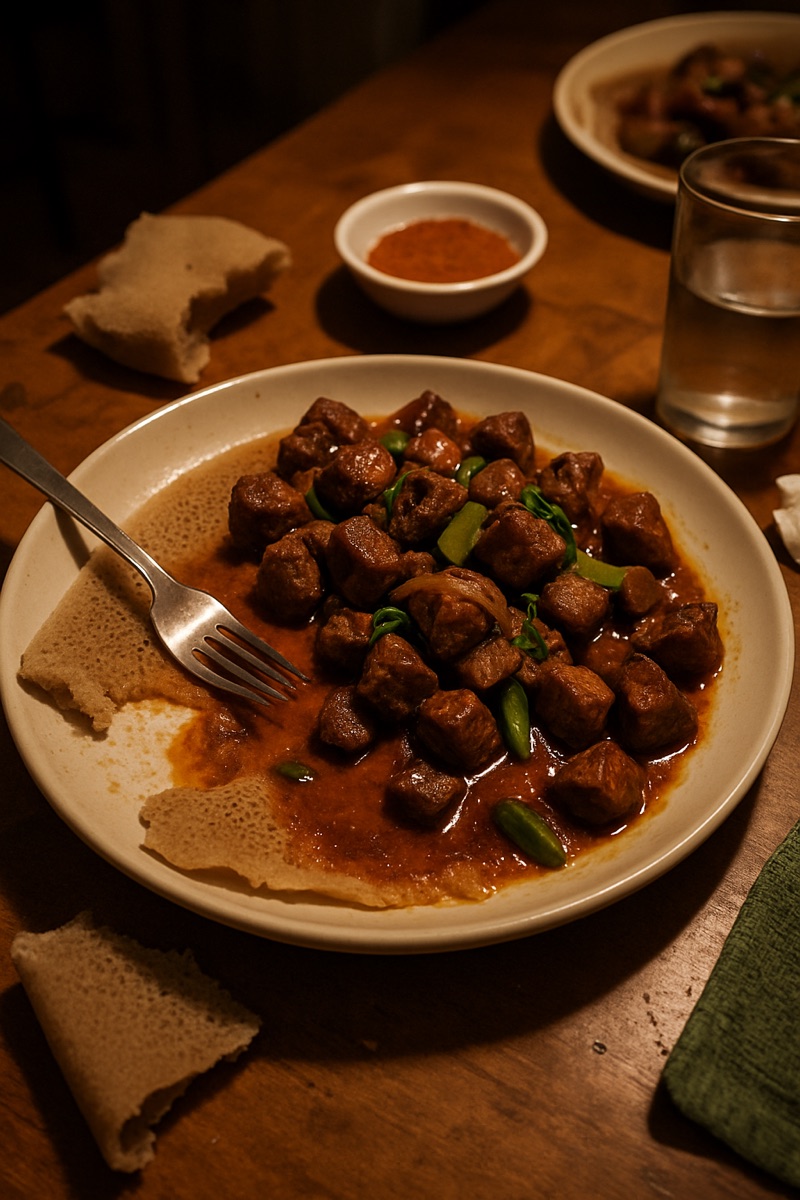 Tibs, a traditional dish from Ethiopia