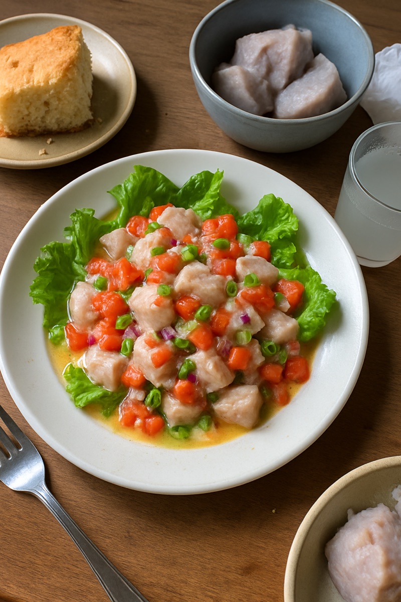 Kokoda, a traditional dish from Fiji