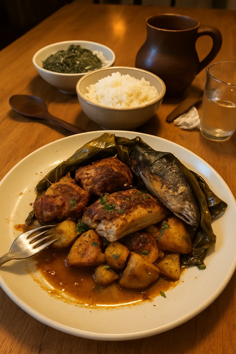 Lovo, a traditional dish from Fiji