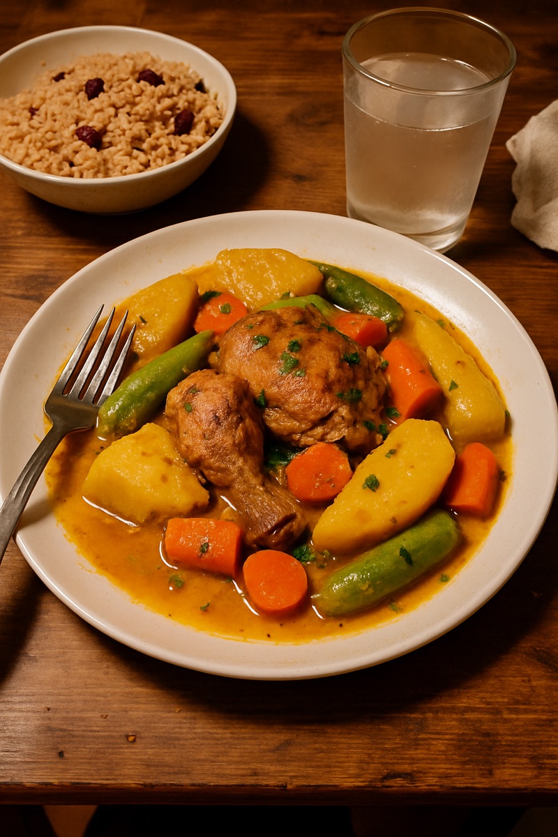 Oil down, a traditional dish from Grenada