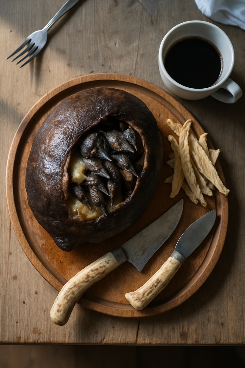 Kiviak, a traditional dish from Greenland