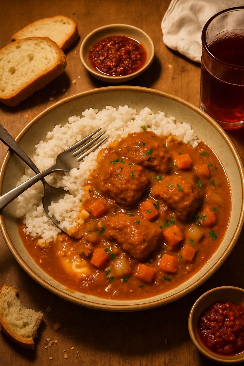 Domoda, a traditional dish from Gambia