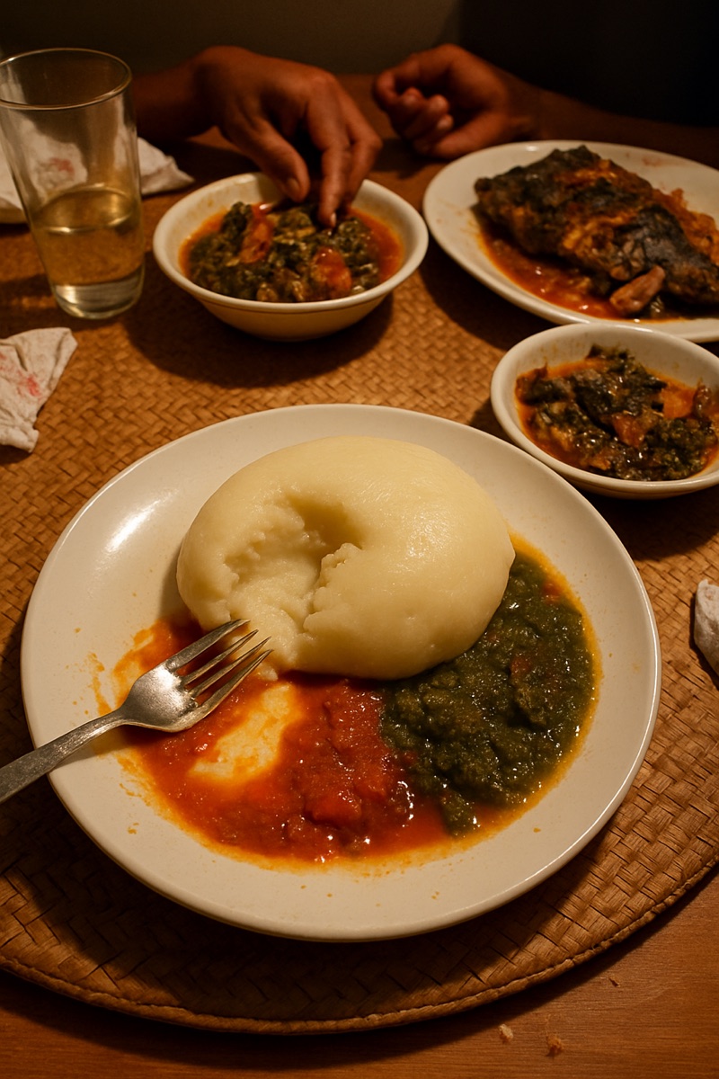 Fufu, a traditional dish from Equatorial Guinea