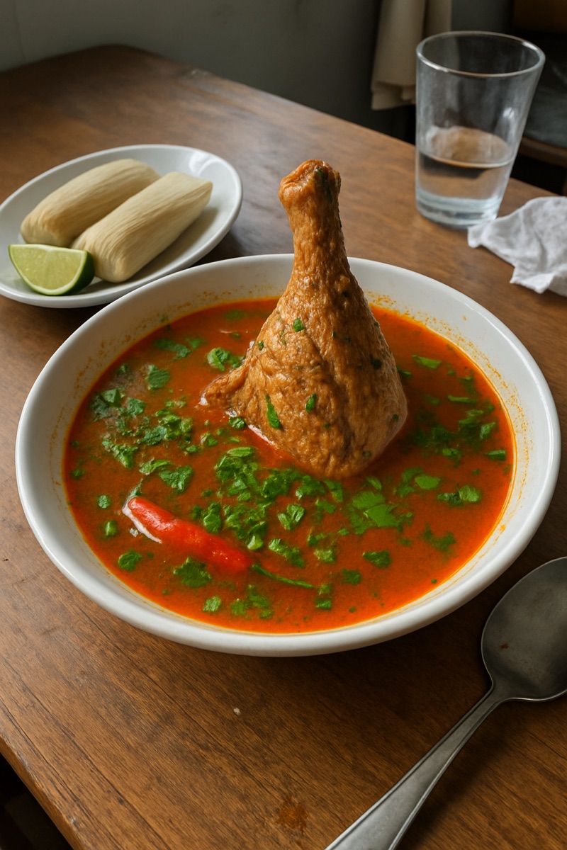 Kak-ik, a traditional dish from Guatemala