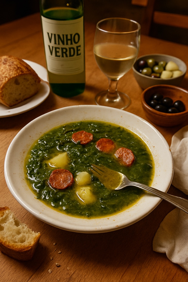 Caldo verde, a traditional dish from Guinea-Bissau