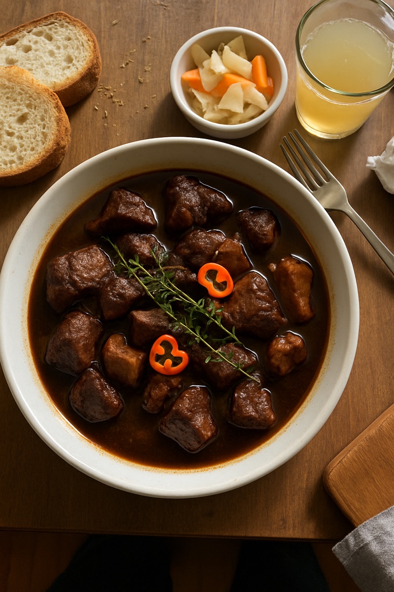 Pepperpot, a traditional dish from Guyana