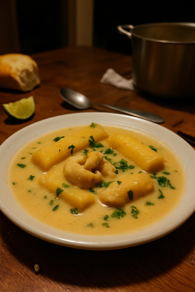 Sopa de caracol, a traditional dish from Honduras
