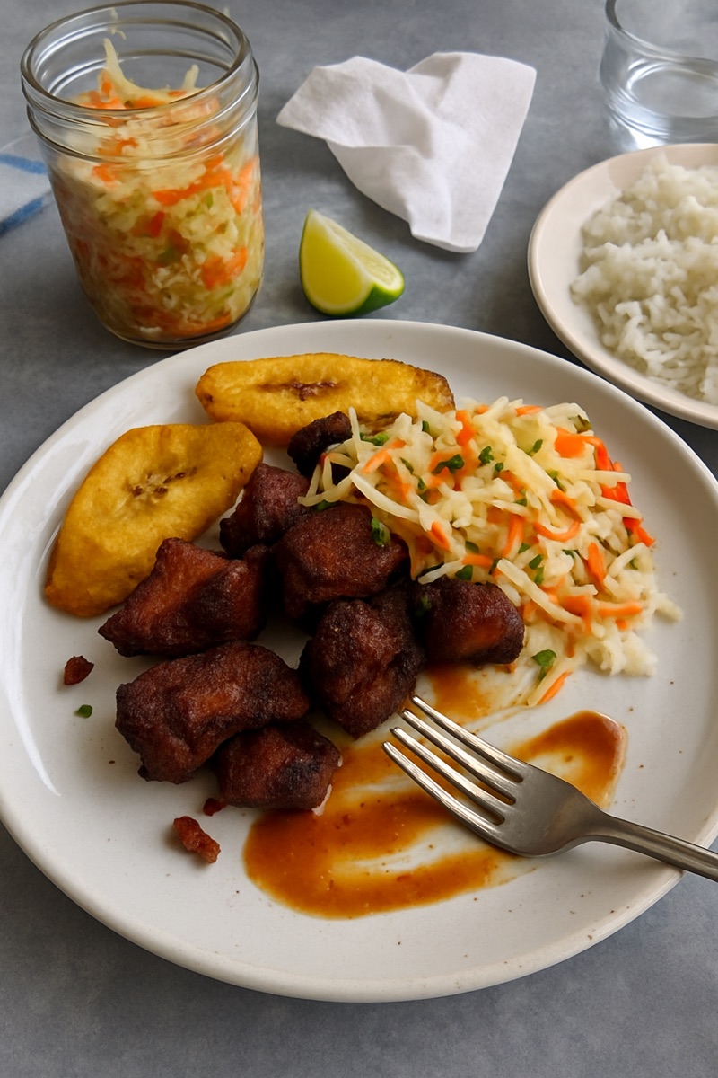 Griot, a traditional dish from Haiti
