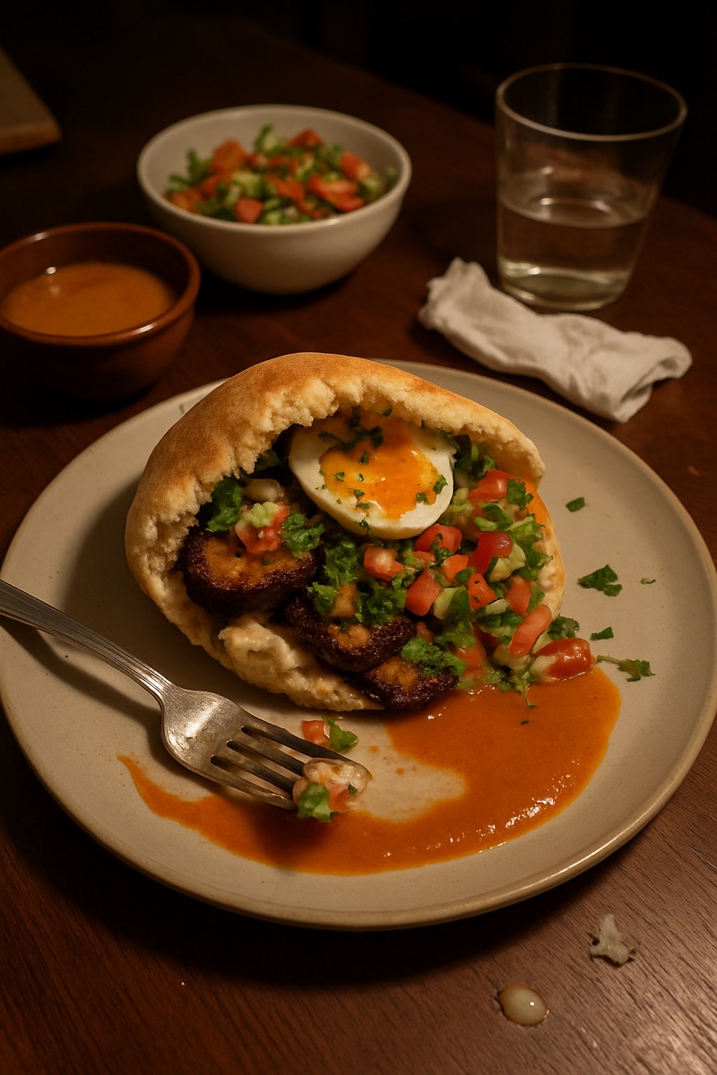 Sabich, a traditional dish from Israel