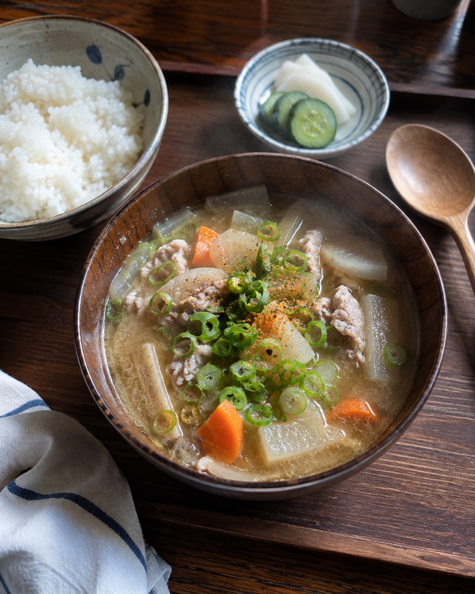 Tonjiru, a traditional dish from Japan