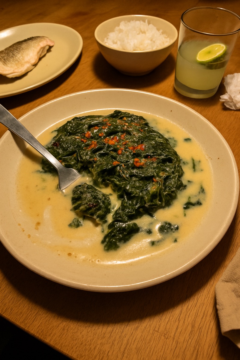 Palu sami, a traditional dish from Kiribati