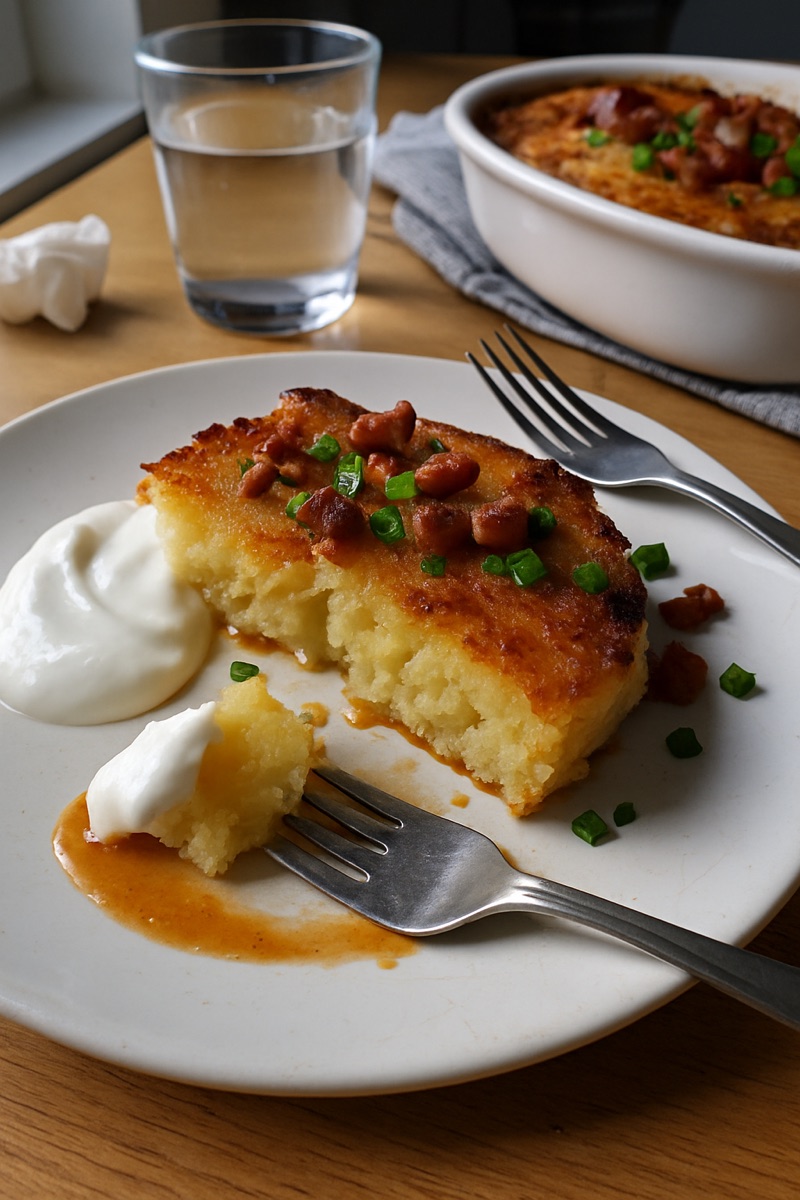 Kugelis, a traditional dish from Lithuania