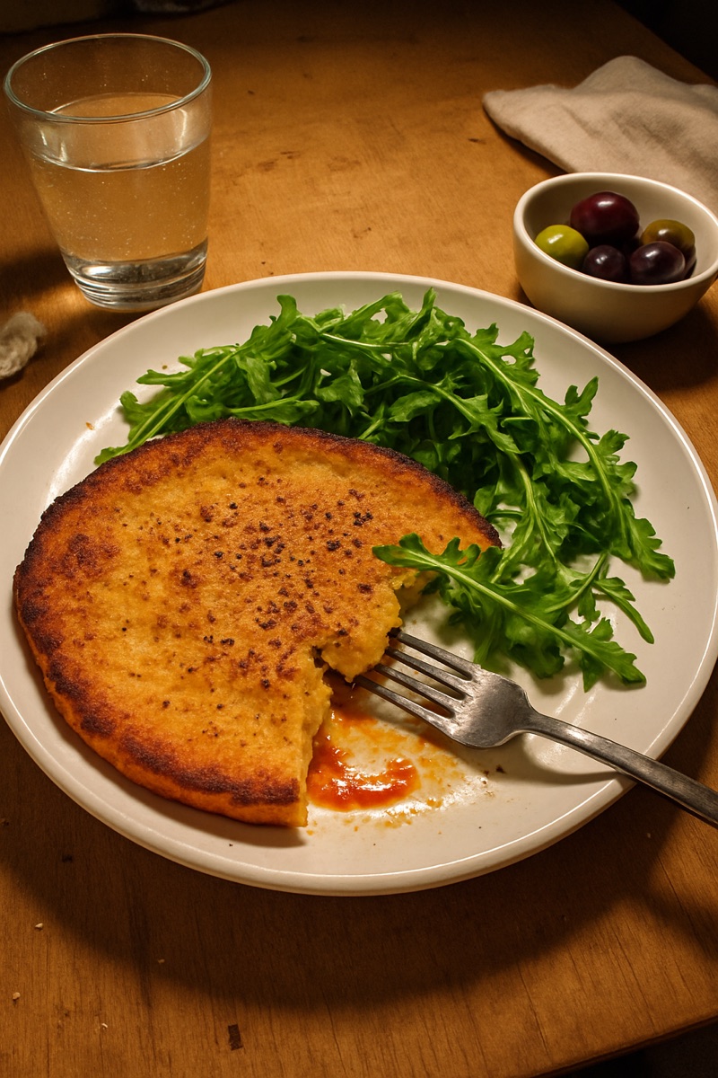 Socca, a traditional dish from Monaco