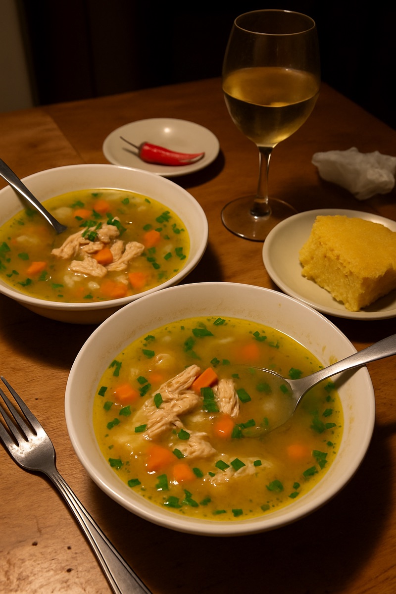 Zeama, a traditional dish from Moldova