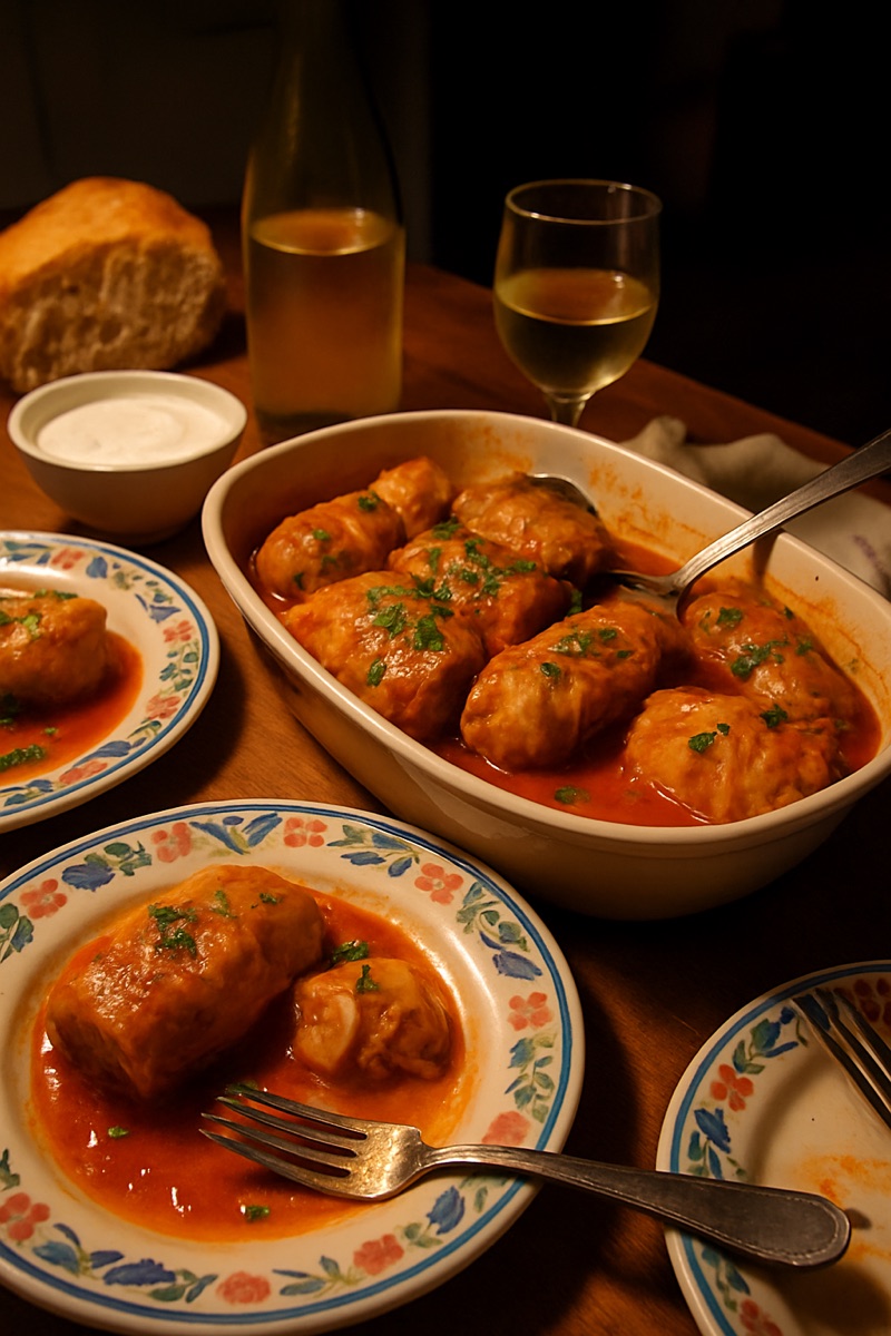 Sarma, a traditional dish from Montenegro