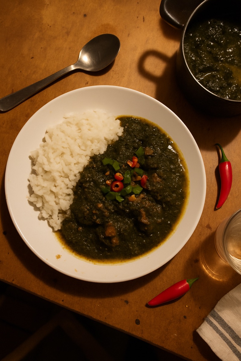 Ravitoto, a traditional dish from Madagascar