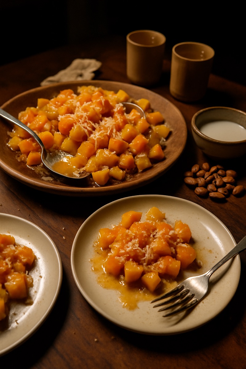 Pandanus fruit salad, a traditional dish from Marshall Islands