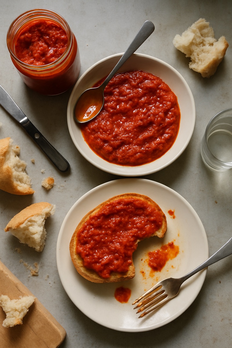 Ajvar, a traditional dish from North Macedonia