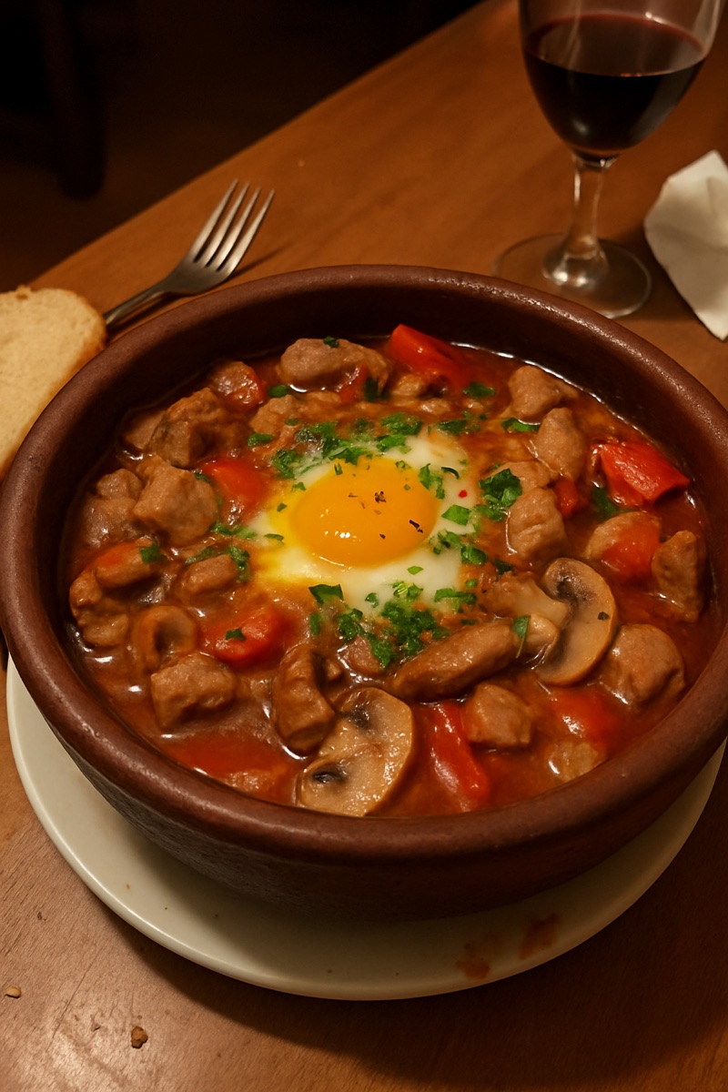 Selsko meso, a traditional dish from North Macedonia