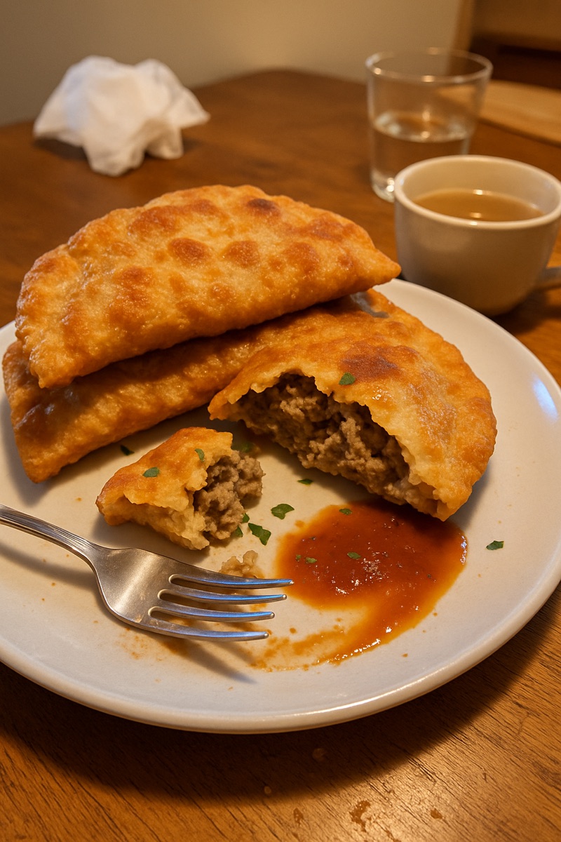 Khuushuur, a traditional dish from Mongolia