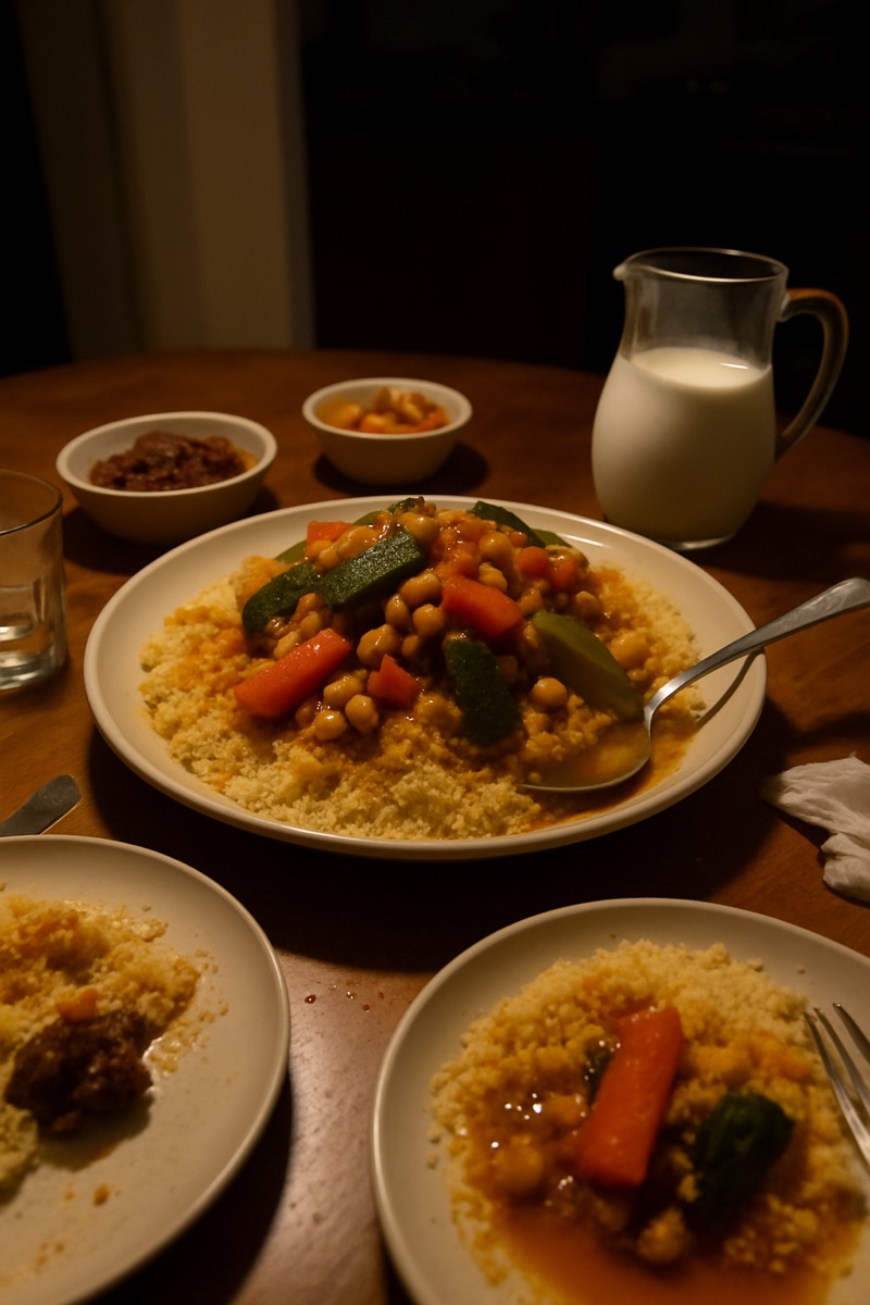 Couscous, a traditional dish from Mauritania