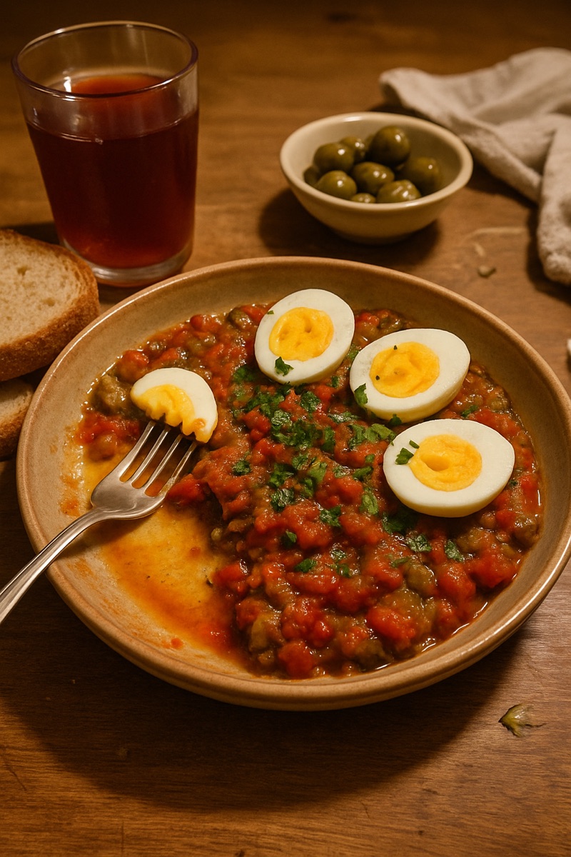 Mechouia, a traditional dish from Mauritania