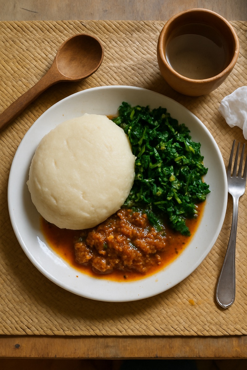 Nsima, a traditional dish from Malawi
