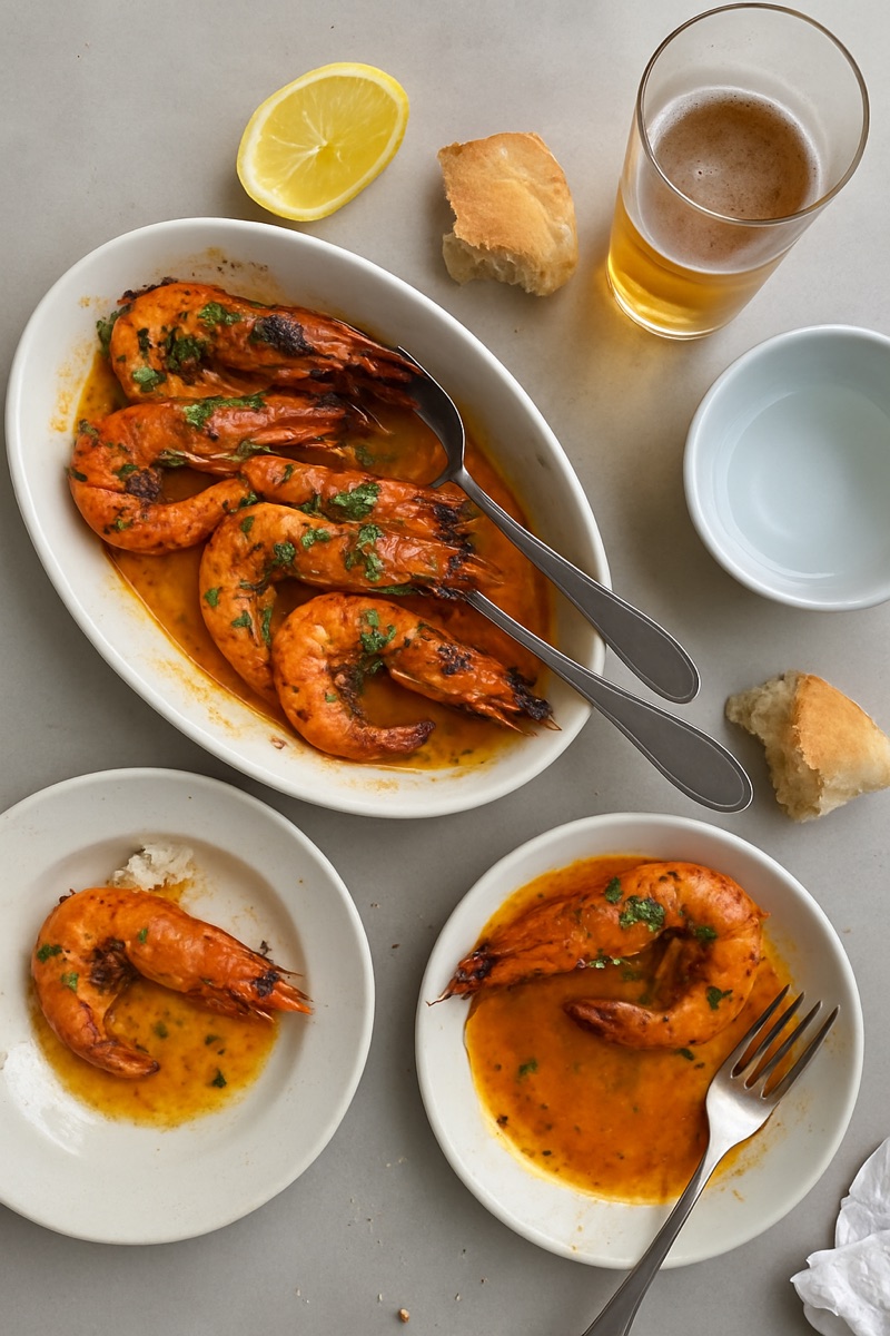 Prawns lm, a traditional dish from Mozambique