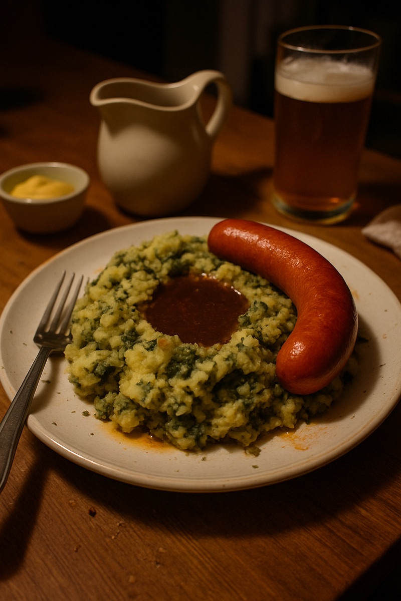 Stamppot, a traditional dish from Netherlands